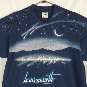Vtg 80s Leavenworth Washington T-Shirt Host Pick